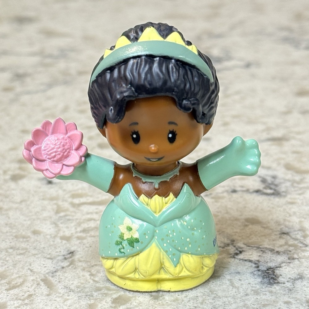 Fisher Price Little People Talker Disney Princess Tiana Pink Flower 2022 2023